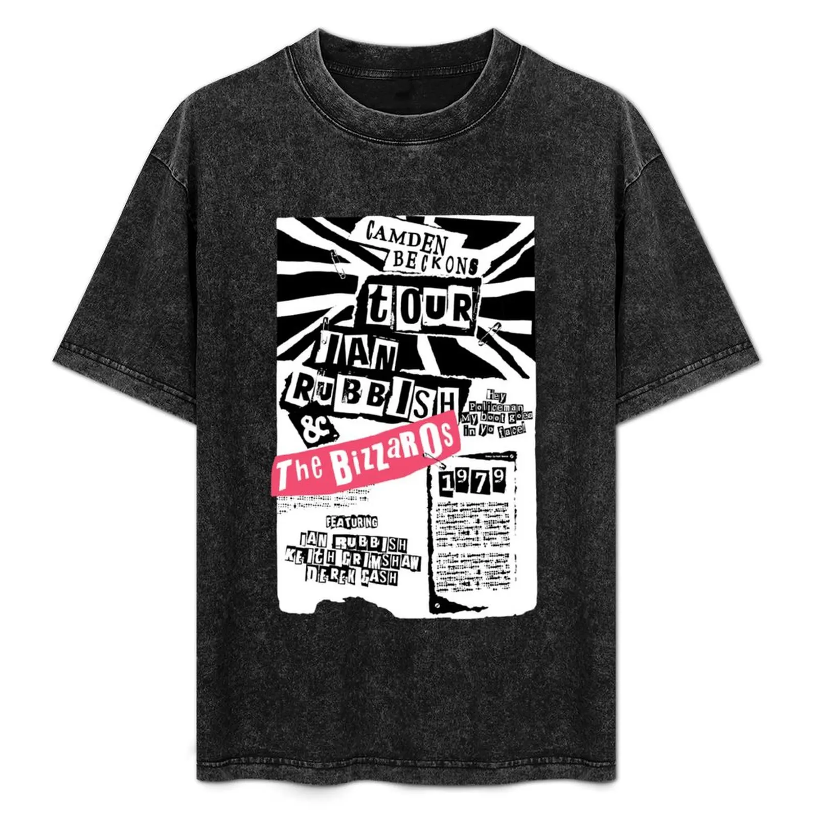

Snl Ian Rubbish &Amp; The Bizzaros P-A-R-O-D-Y Tour Slim Fit T-Shirt Relaxed Fit Casual Short Sleeve Top