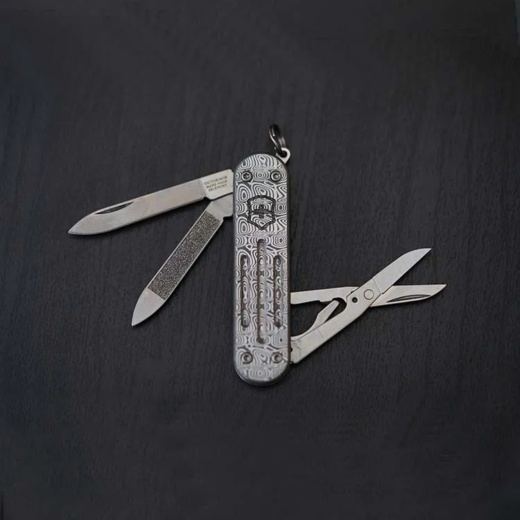 High-End Customized Titanium Alloy Zirconium Alloy Handle Keychain Combination Multi-Function Mini Tool Survival