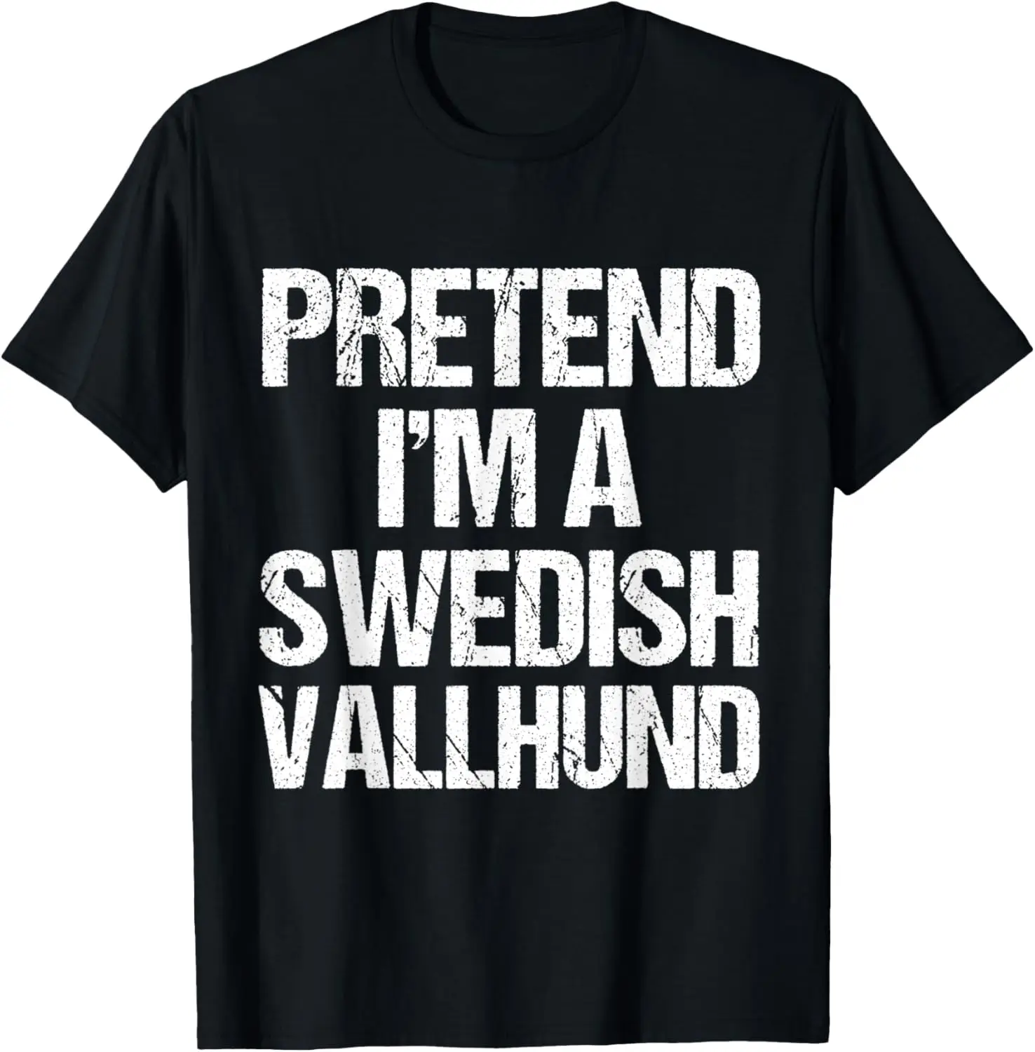 Pretend I'm A Swedish Vallhund Halloween Costume T-Shirt