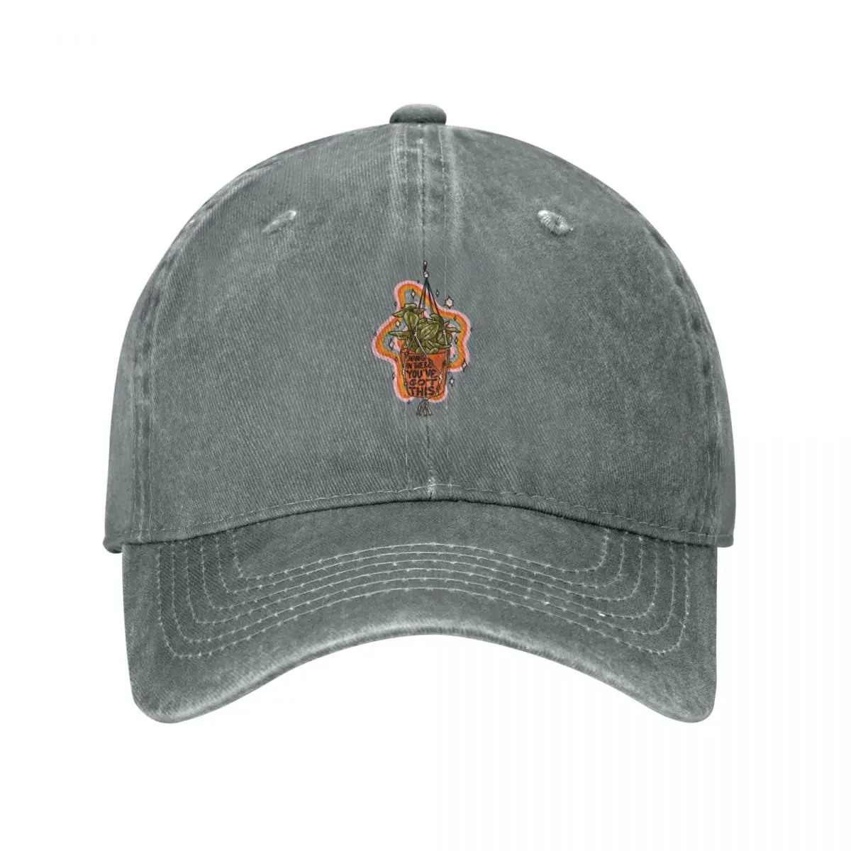 Hang In There Cap Cowboy Hat hats Hat ladies Men's