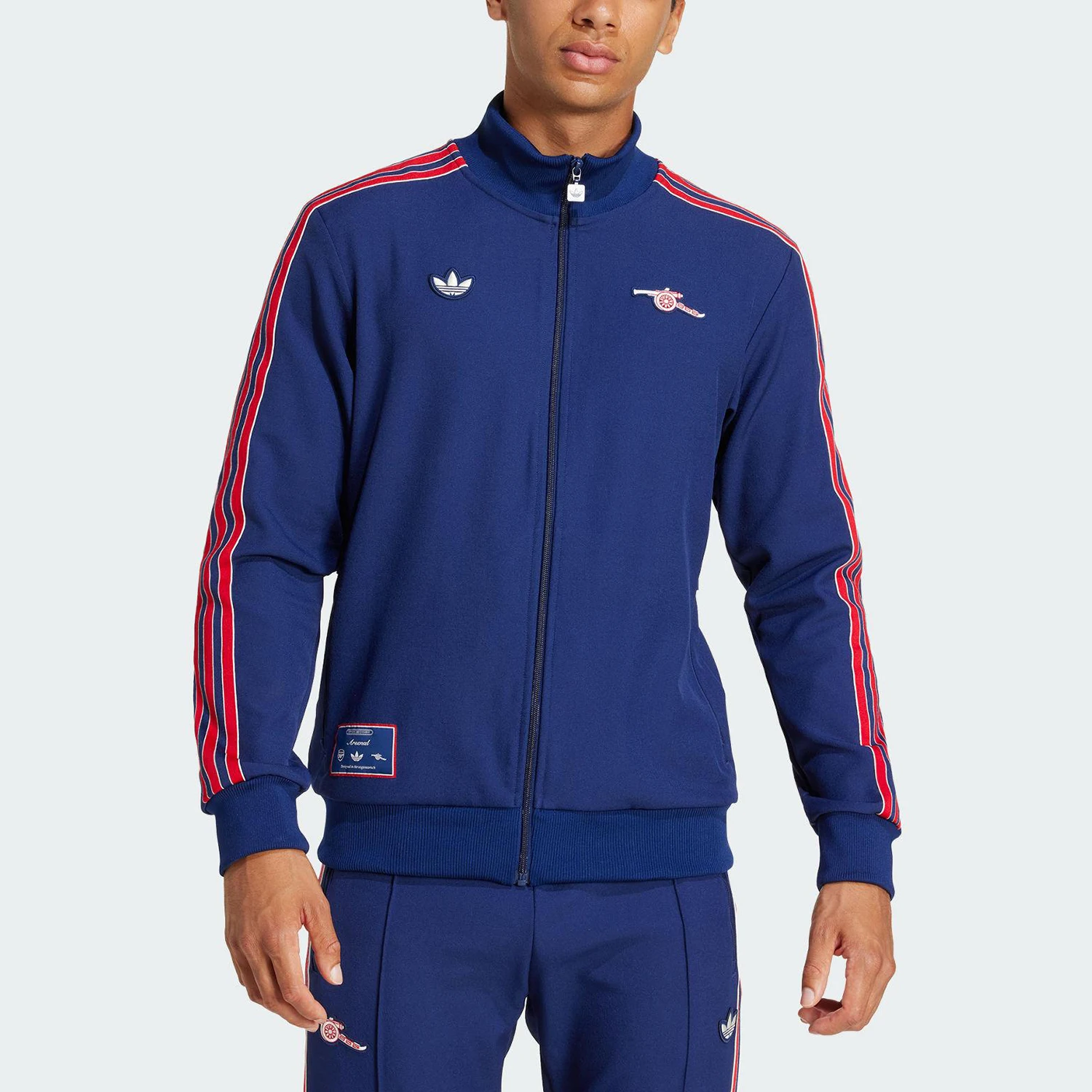 

Adidas Official Genuine Arsenal Football Culture Men's Stand Collar Jacket JF0544