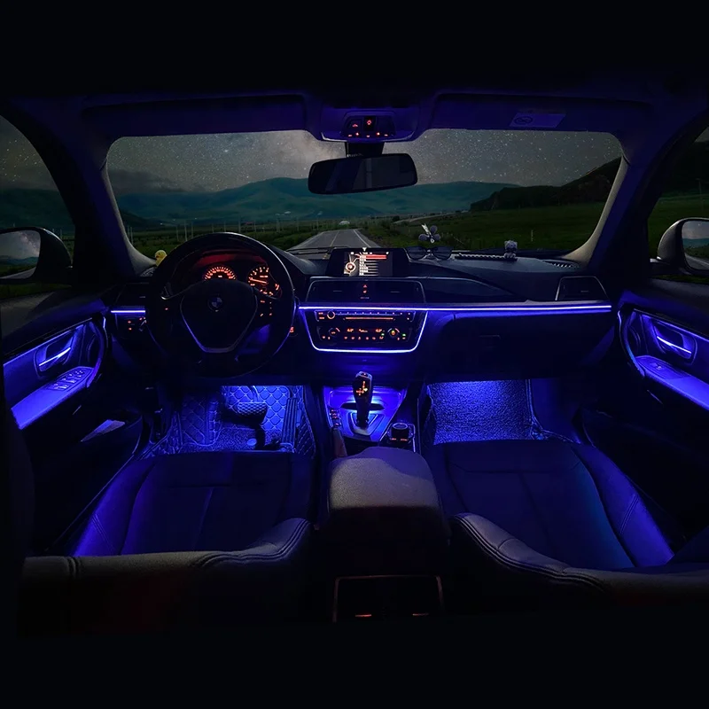 Specific For F30 F31 9-color Car Interior Ambient Light For BMW 3 Series F30 F31 Car Modification