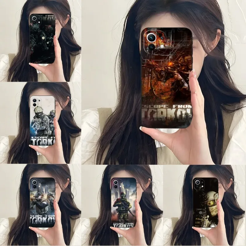 Game Escape From Tarkov Phone Case For Xiaomi POCOF3 X3 GT M3 M4Pro X4Pro Note 10Pro Redmi POCO X3 NFC Note 11 11T 10 Pro Plus