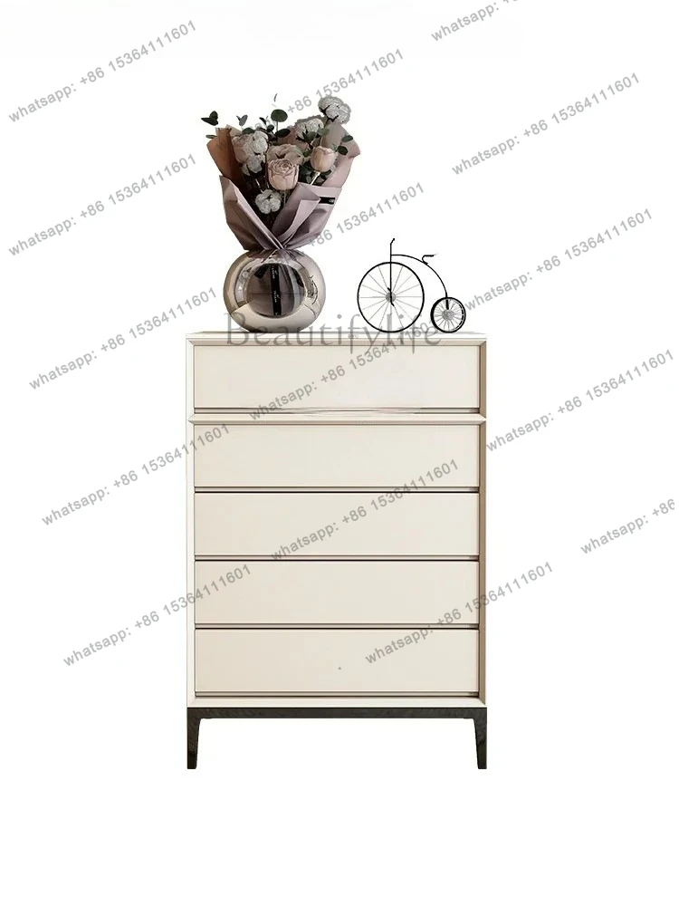 

Современный комод для гостиной, прикроватная тумба для спальни, приставной шкафчик к дивану, итальянский минималистичный прикроватный столик с каменной столешницей