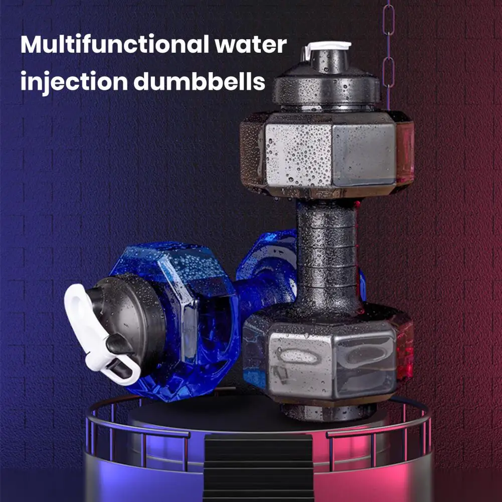 Water-filled Dumbbells Portable Dumbbell Sports Water Bottle for Arm Strength Training Workout Drinking Cup for Home Gym Fitness