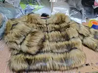 2024 Faux Raccoon Fur Coat Women Jacket Luxury Coat Women Winter Fluffy Jacket Thick Warm Furry Fur Outwear Faux Fur Coat 6