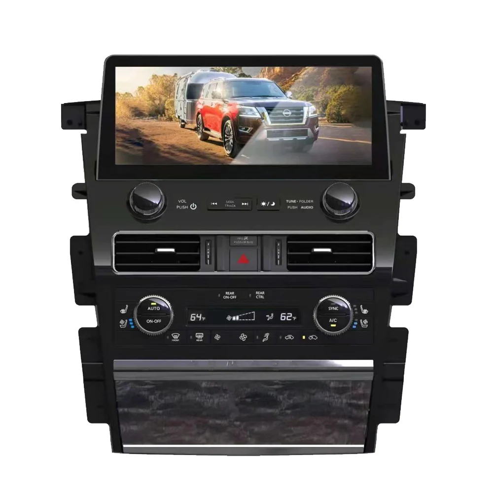 LCD Android For Nissan Armada Patrol Royale Y62 QX80 QX56 Car Radio Multimedia Player GPS Navigation Head Unit HD Screen Stereo