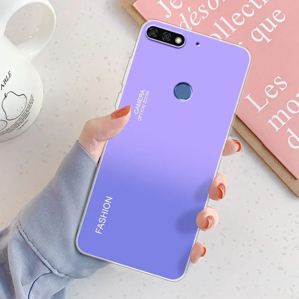 Honor 7C 5.99 7C RU 5.7 케이스, Honor 7A 7S 7A Pro 7A Prime 투명 소프트 실리콘 휴대폰 케이스, Honor 8C 8A Pro 8A Prime Fundas
