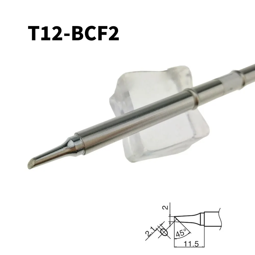 T12-BCF2 Soldering Tip for T12 STM32 OLEN FX-951 FM-2028 Weldering Station Iron Handle Tip Replacement Tool