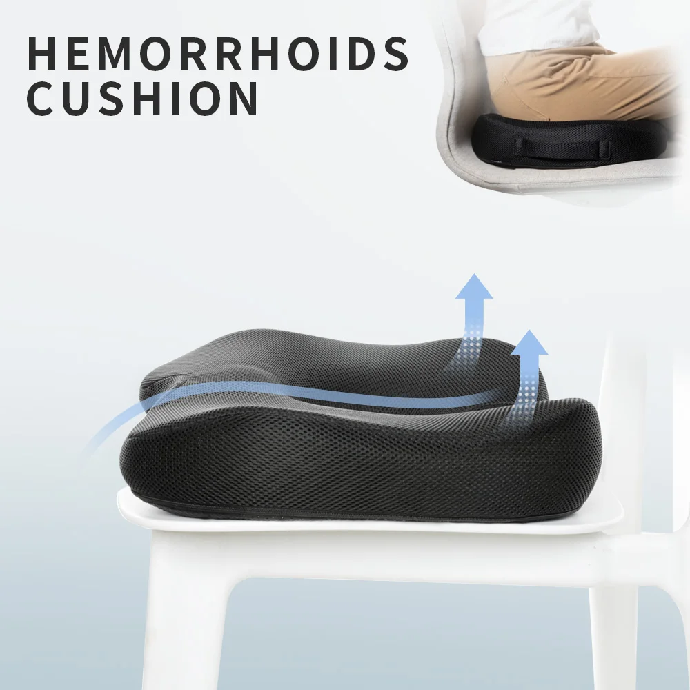 Patent Design Comfort Pain Relief Memory Foam Car Donut Seat Cushion Pillow for Hemorrhoids Prostate  Surgery