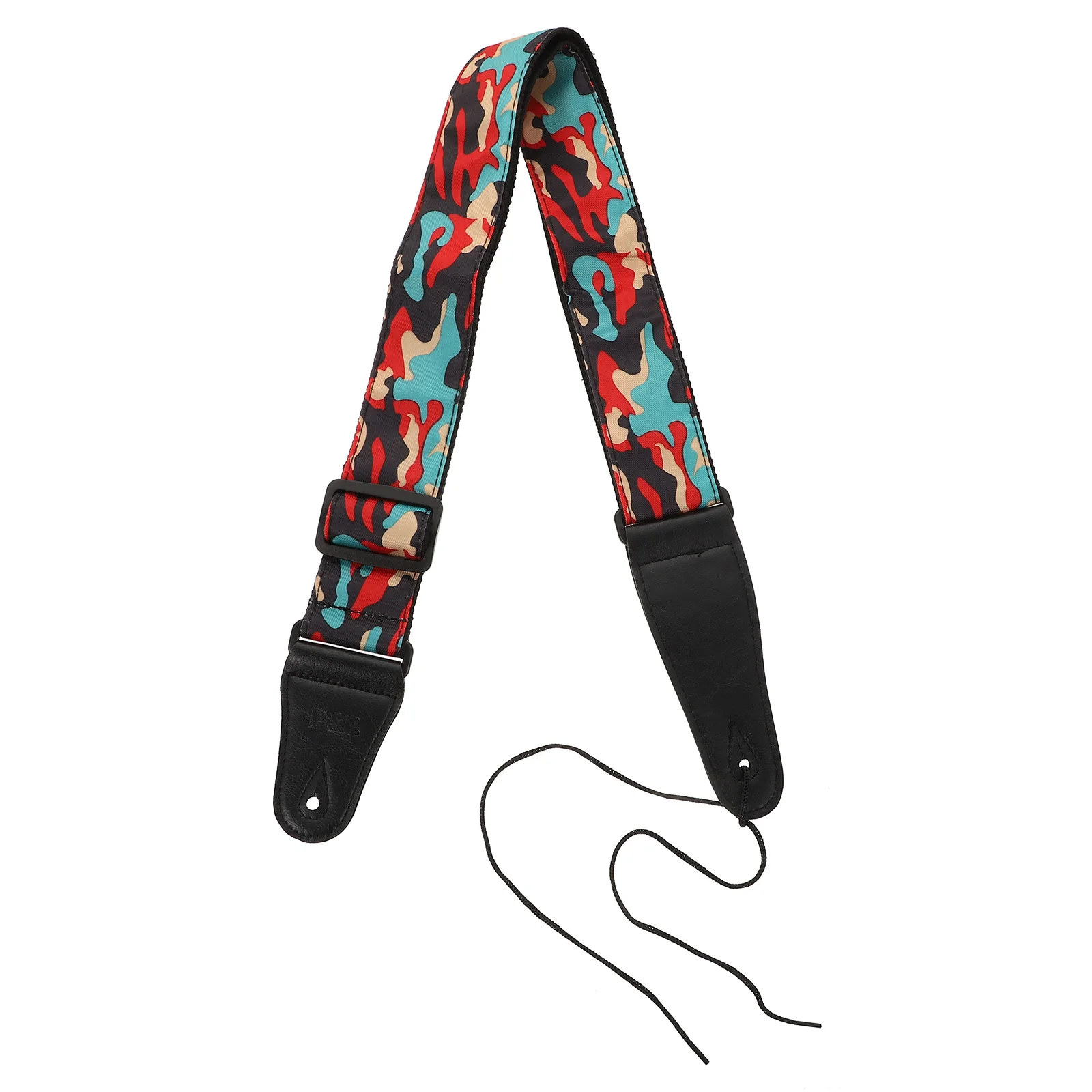 

Durable Camouflage Guitar Strap Adjustable Lanyard Quality Safety Good Use Fine Workmanship Portable Strong Guitar String