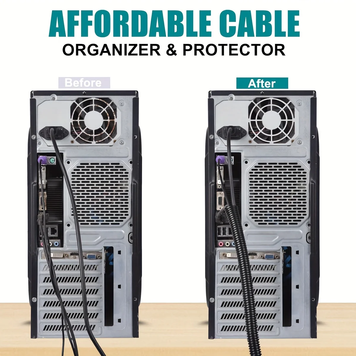 Length 6Meters, OD7/10/13/15/18/21mm, Flame Retardant Wire Loom High Temperature Cable Conduit Split Cable Sleeves Split Wire