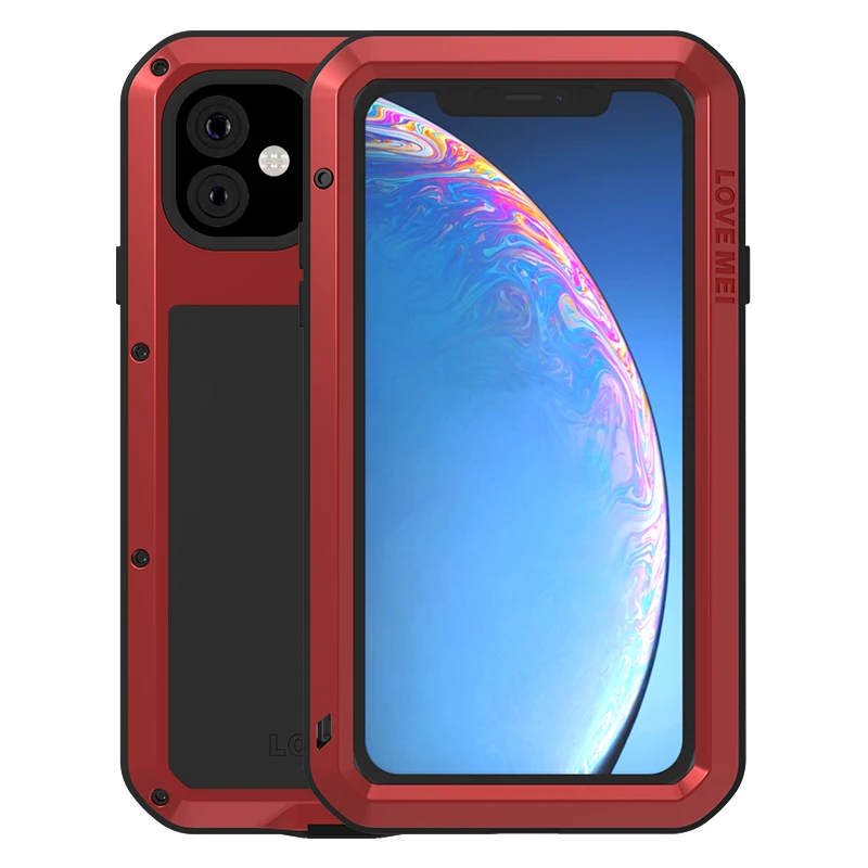 

Original Love Mei Powerful Case For Iphone 16 15 14 Plus 13 12 11 Pro Max Mini Shockproof Cases Metal Aluminum Waterproof Cover