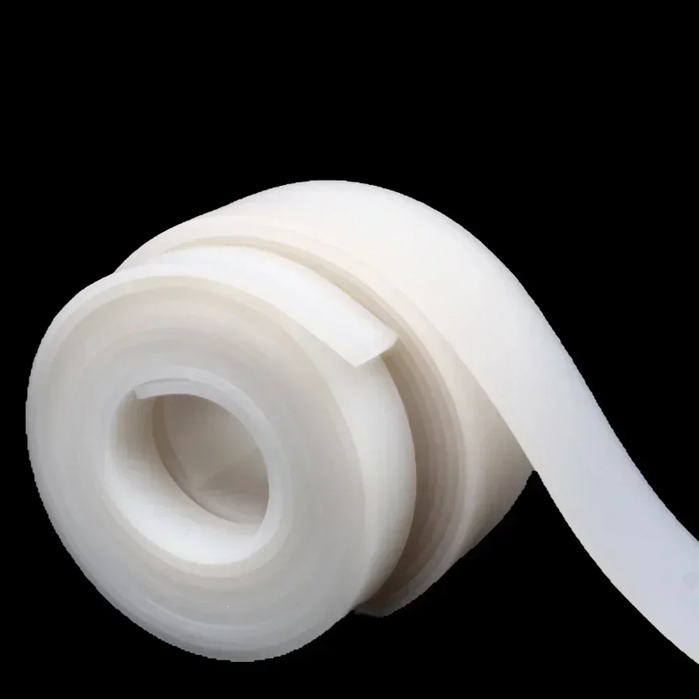 5mm*75mm*4meters White Silicone Rubber Seal Strip Width 75mm Thick 5mm Anti-Slip Damper Sealing Gasket Heat Resistant