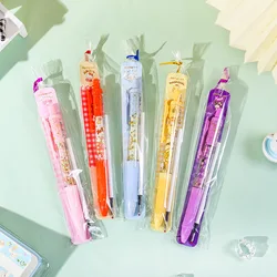 10pcs/lot Sanrio Kuromi Melody Press Gel Pen Cute Kitty 0.5mm Black Ink Signature Pens Promotional Gift Office School Supplies