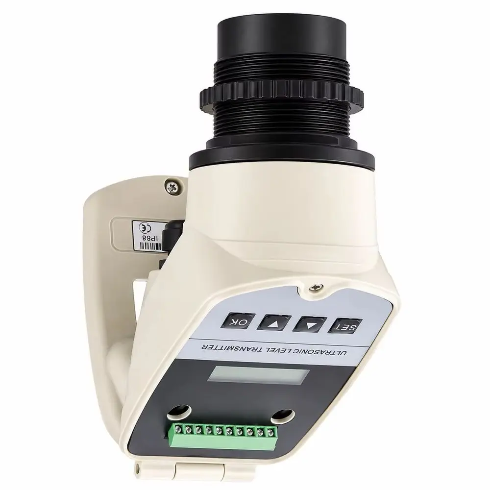 Ultrasonic Level Meter Non-Contact Level Meter Anti-Corrosion Liquid Level Transmitter 0-20M Ultrasonic Sensor 4-20MA Output