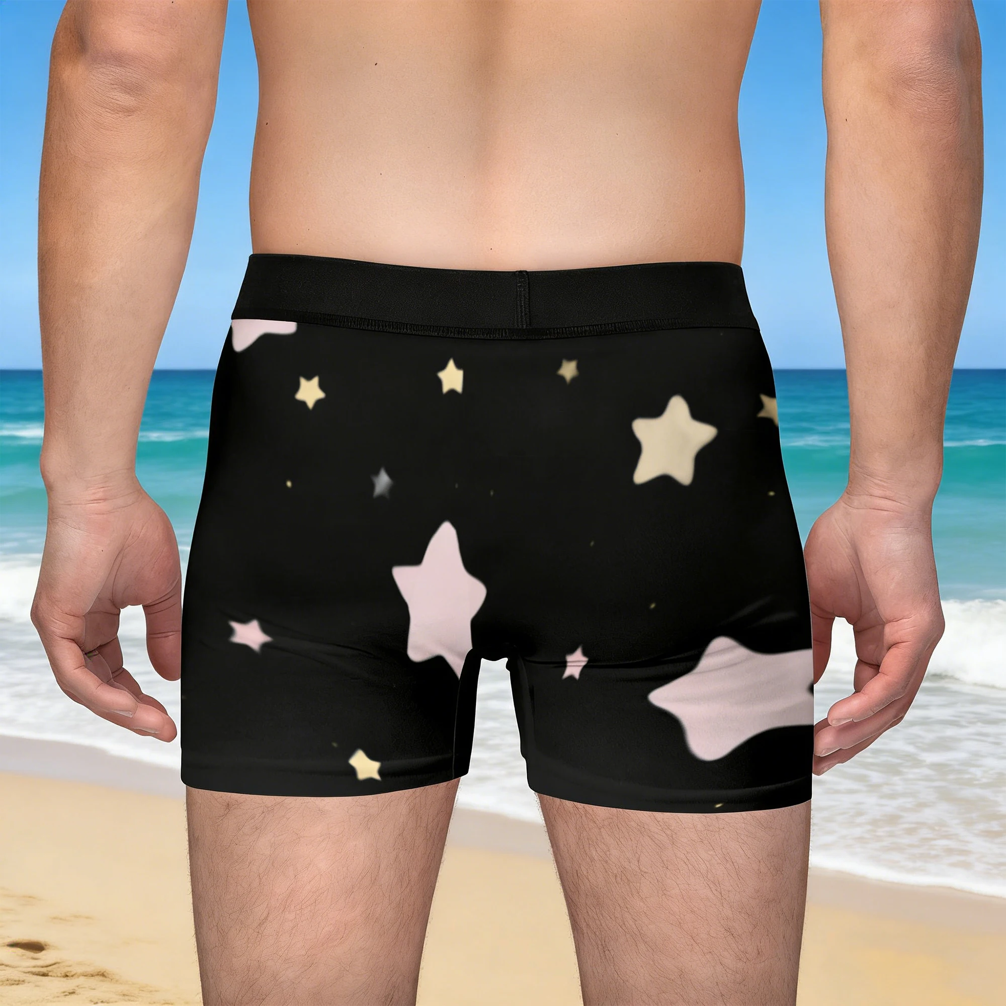 Personalized Face Boxer Briefs, Custom Photo Underwear, Anniversary Gift for Him