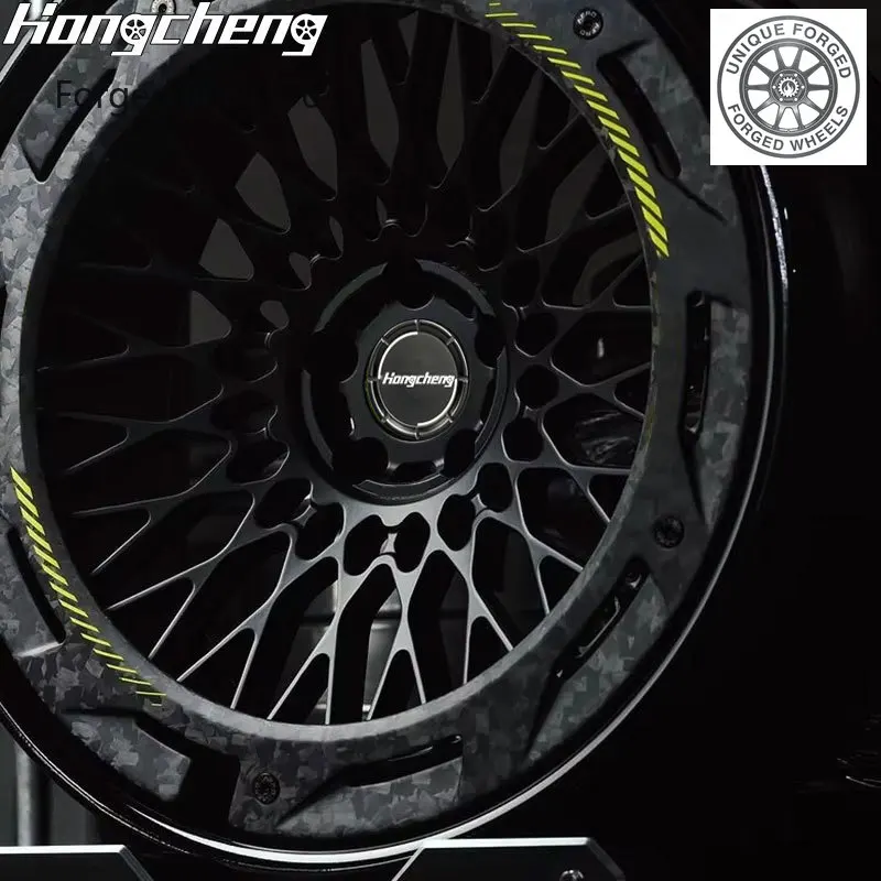 

Новая модель легкосплавных дисков из углеродного волокна, 261 элемент, 5X112 5X120, 18 19 20 21 22 дюйма, кованые, с декоративными ободами, для Be