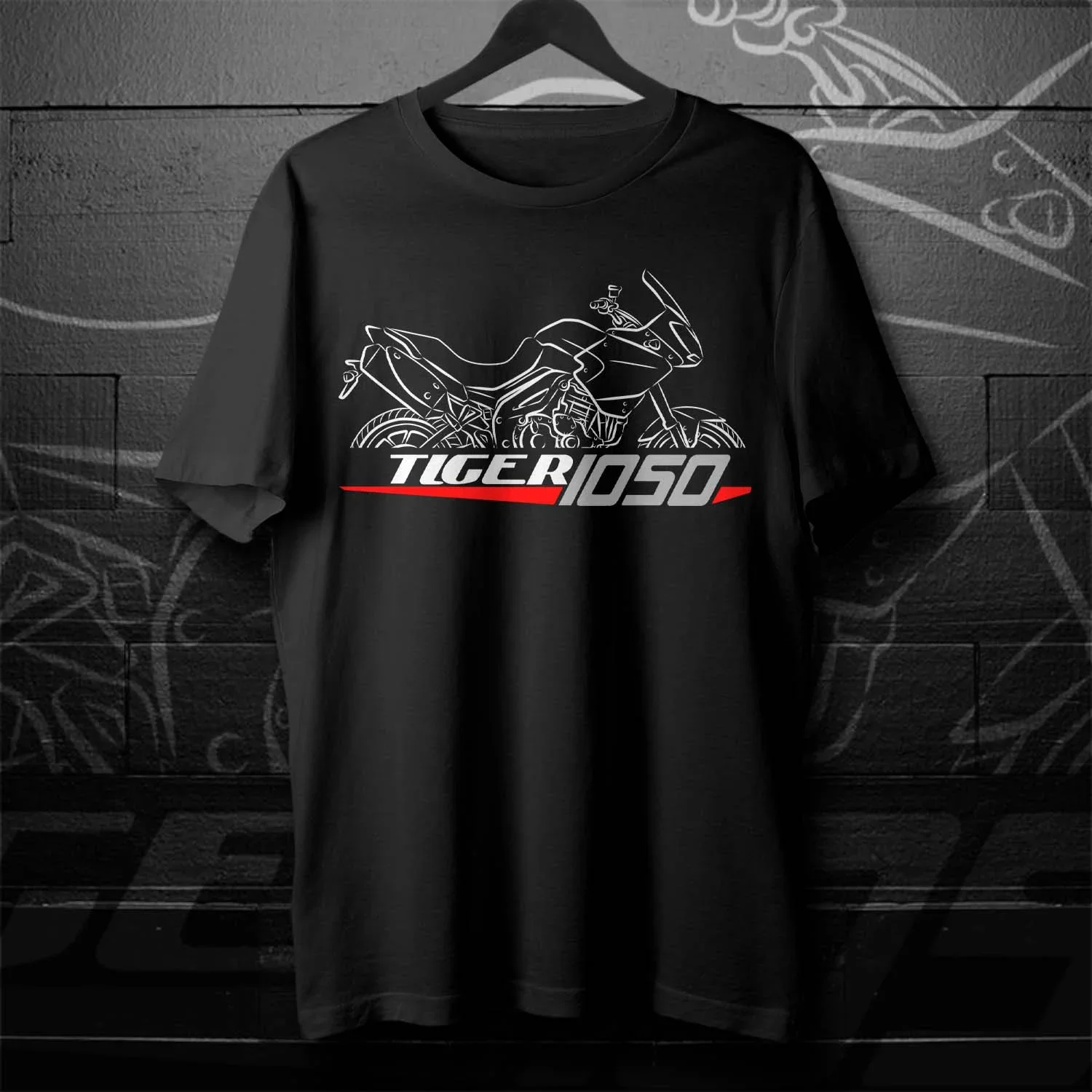 2009-2021 Models British Tiger Sport 1050 Motorcycle T-Shirt 100% Cotton O-Neck Short Sleeve Casual Mens Tee Rider Streetwear