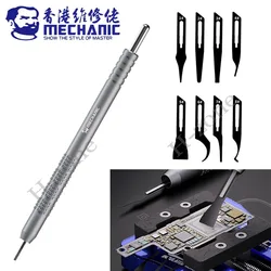 MECHANIC KH-001 Non-slip Quick Release Knife Side Adhesive Removal Pry Blade Phone PCB Motherboard Disassemble Repair Tool