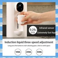 A11I Automatic Mouthwash Dispenser For Bathroom 18 Oz Wall Mounted Smart Mouth Wash Dispenser With 2 Reusable Cups Black