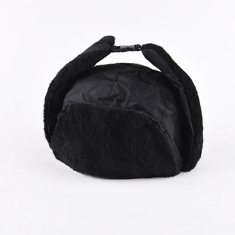 1pcs Men's Winter Warm Ushanka Trapper Hat Russian Trooper Ear Flap Cap Earflap Outdoor resistance to cold and warmth view 3