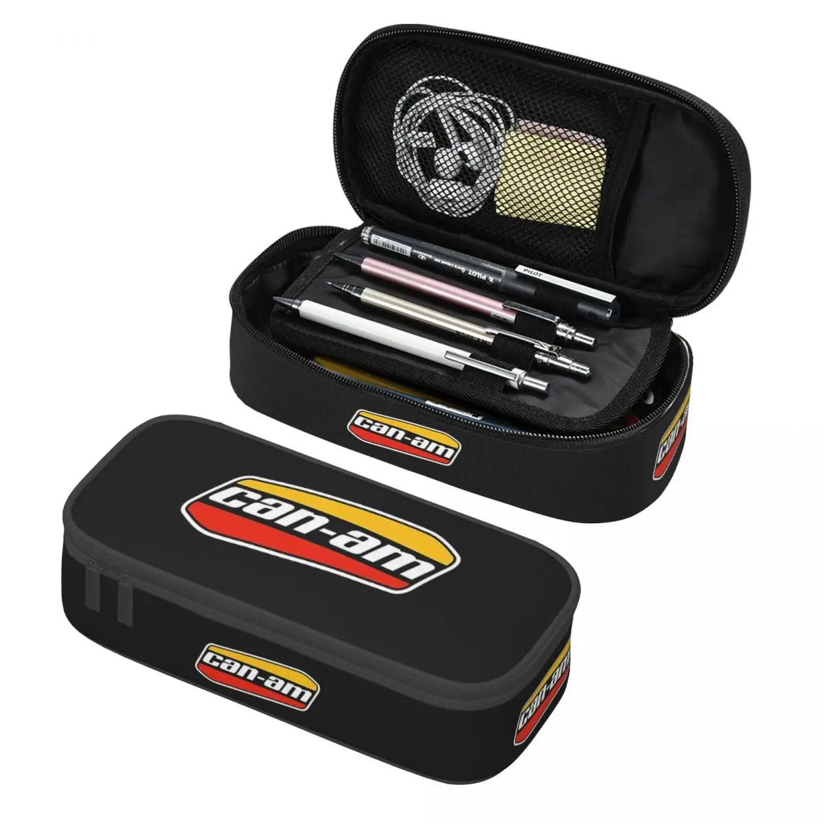 

Can-Am BRP Motorcycle Pencil Cases Pencil Pouch Storage Stationery Supplies Large Storage Pen Box Pencil Bag for Students