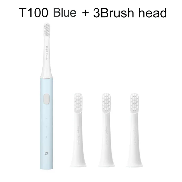 Mi Smart Toothbrush T100 Electric Toothbrush | USB Rechargeable & Waterproof | Colorful | Replacement Brush Heads