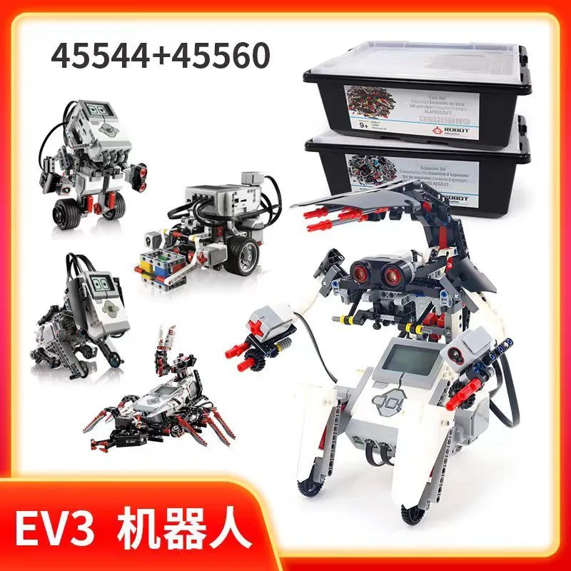 Programming EV3 Robot Advanced Core Kit Construction Compatible with 45544 Education Edition 45560 Teaching Aids