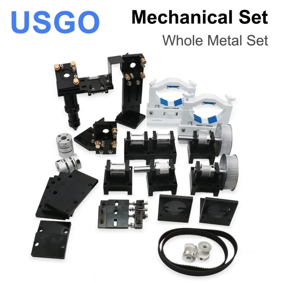 USGO CO2 Laser Metal Parts Transmission Laser head Mechanical Components for DIY CO2 Laser Engraving Cutting Machine