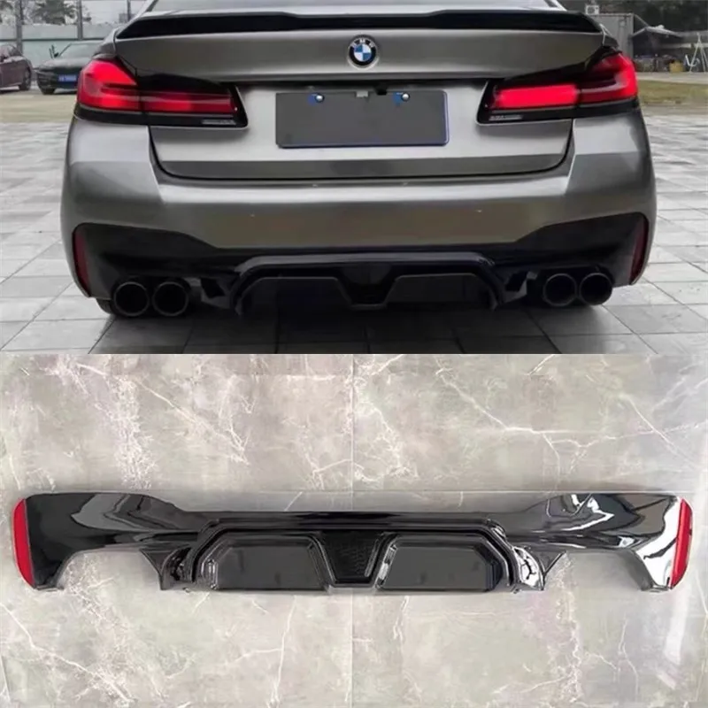 

Для BMW 5 серии G30 G38 Высокое качество ABS яркий черный задний бампер диффузор автомобильные аксессуары комплект спойлера