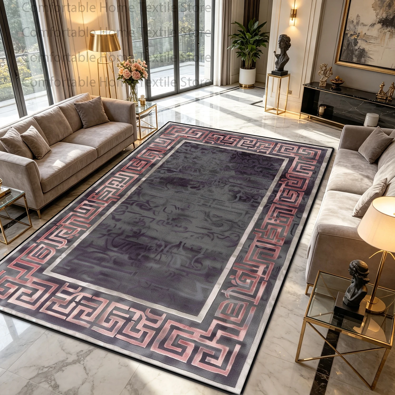 Tapis de salon rétro à motif g - Home Decor Lighting Wholesale avis et prix