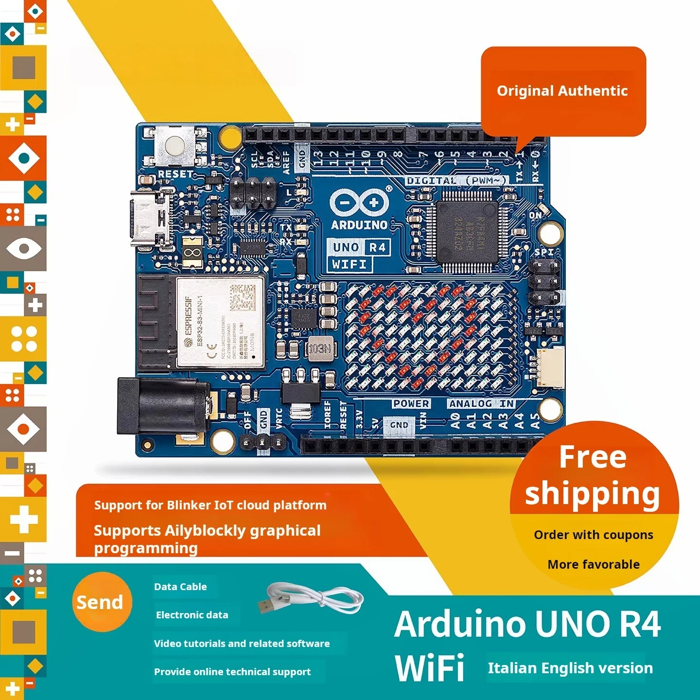 Smart Home Arduino Uno - Arduino UNO R4 WiFi ABX00087 Development