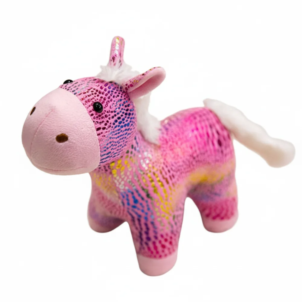 

Мягкая игрушка-лошадь 2026: Милая, кавайная, креативная, красочная фигурка пони по знаку зодиака для декора дома