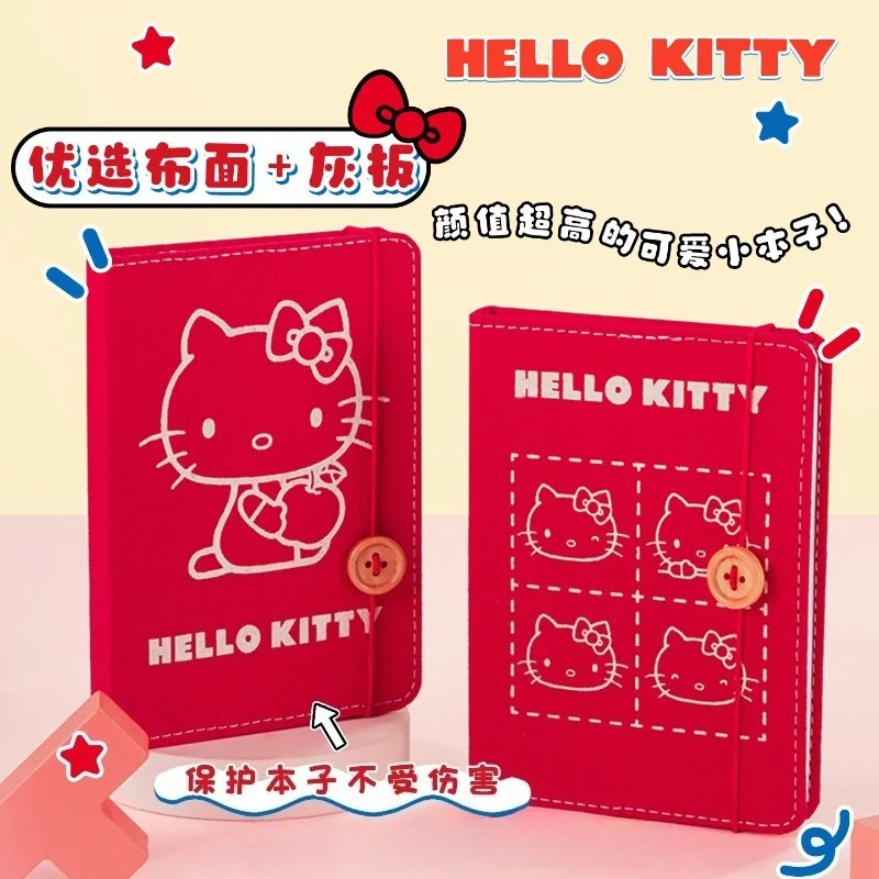 새로운 산리오 헬로키티 만화 크리에이티브 귀여운 노트 애니메이션 주변기기 개성있는 귀여운 컬러 인쇄 두꺼운 수첩