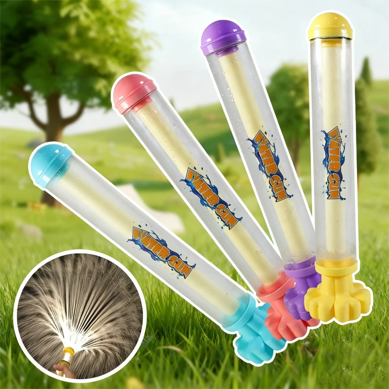 Pistola de agua extraíble para fuegos artificiales, juegos contra salpicaduras al aire libre, playa, piscina, césped, actividades de fiesta, juguete interactivo con pulverizador de agua, 1/3 Uds.