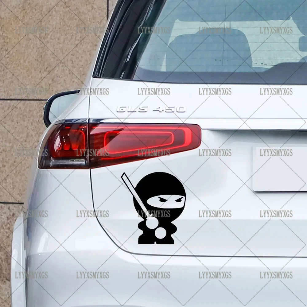 

Self-Adhesive Custom Hot Selling Fun Ninja Modeling Car Stickers Waterproof Sunscreen Vinyl Decal PVC wholesale Car Accessories