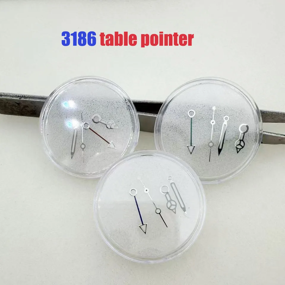 Suitable for brand watch model 3186 luminous retro watch pointer accessories, three colors available: red, blue, green