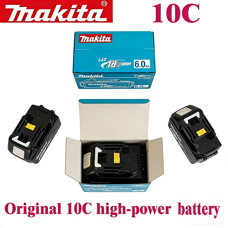

⭐️ 100% Genuine 18V Makita 6Ah for Makita Battery BL1840 BL1830B BL1850B BL1850 BL1860 BL1815 Replacement Lithium Battery