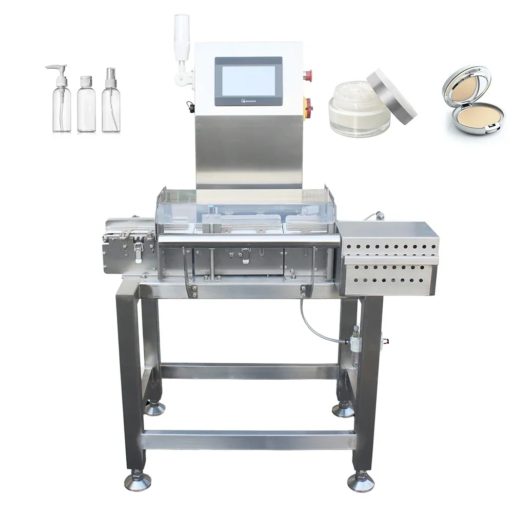 China factory automatic weighing machine checkweigher conveyor scales customized rejection system