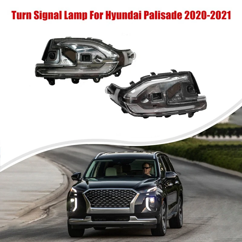 

Car Outside Door Mirror Lamp Turn Signal Lamp For Hyundai Palisade 2020-2021
