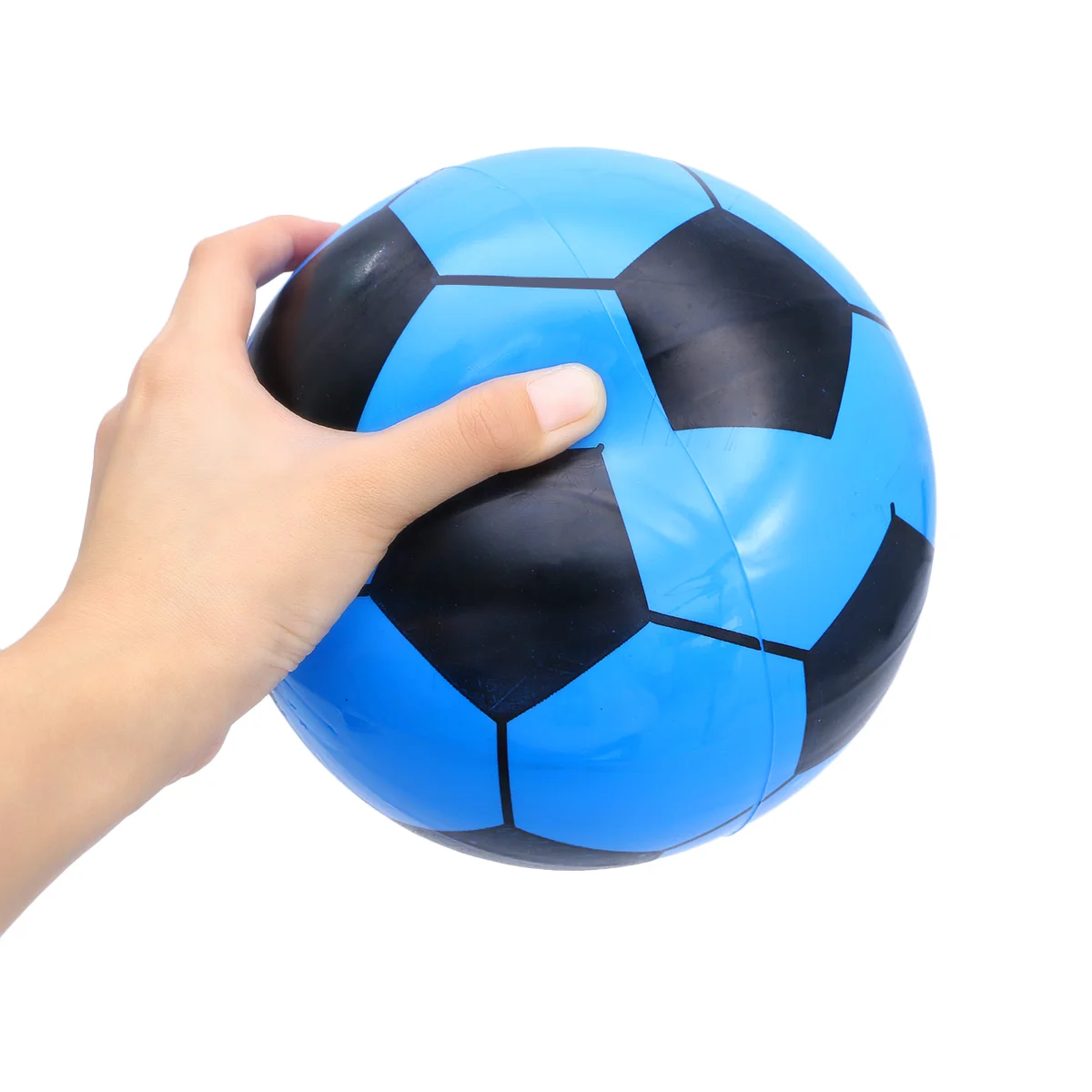 6pcs Mini Soccer Inflatable Football Softball Ball Girl Party Favors Fun Sports Play Stress Squeeze Balls Toy (Random C