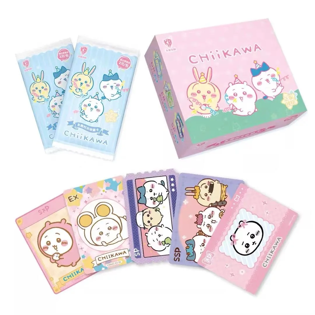 KABAO Original Anime Chiikawa Usagi Hachiware Collection Card Square Kawaii Character Cartoon Decorative Cute Collect Gift