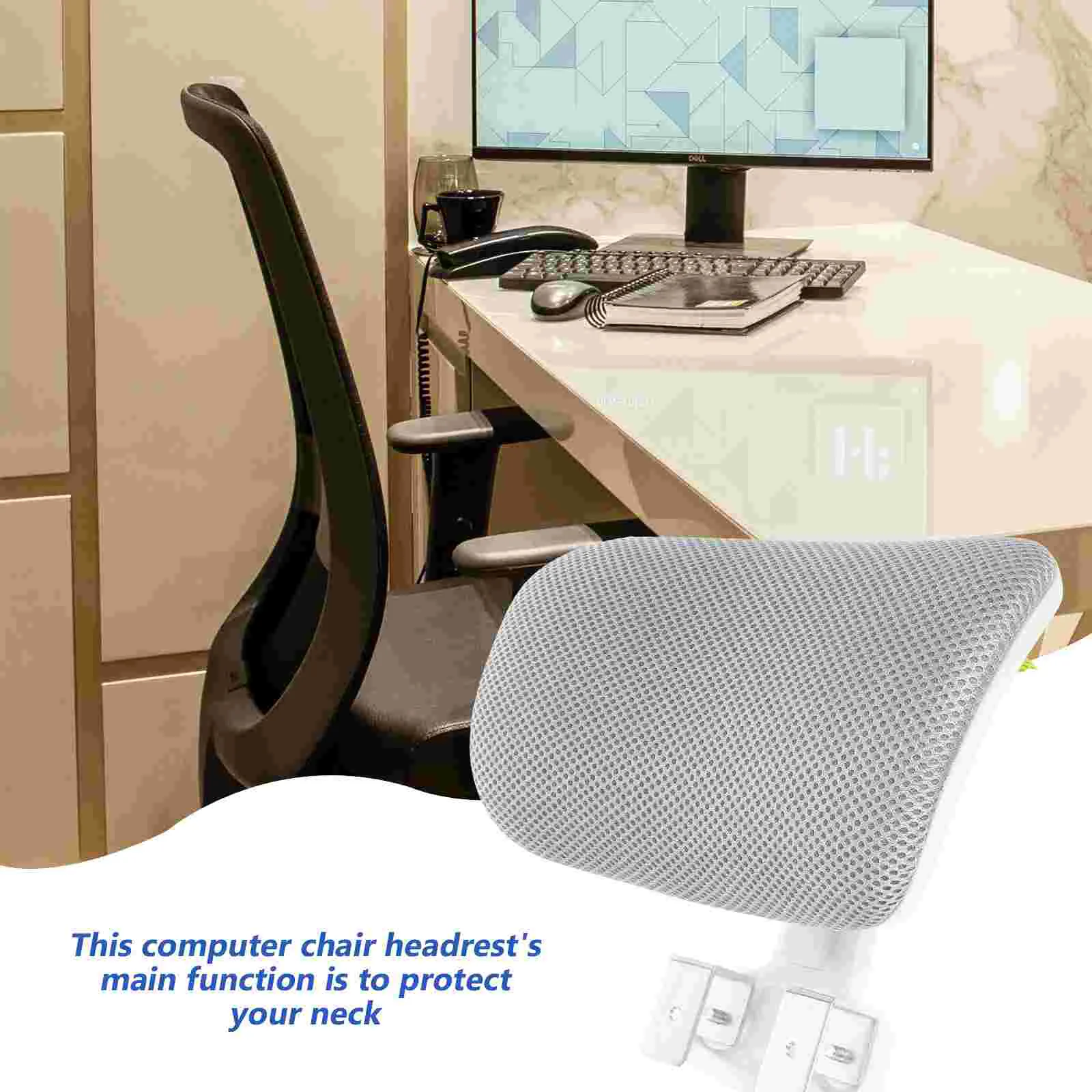 Protective Chair Computer Head Office Chairs with Lumbar Support Plastic Pillow