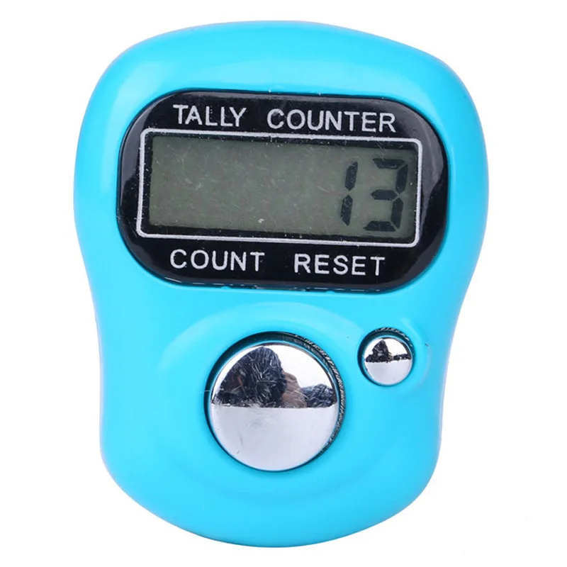 Mini-Fingerzähler, islamische Perle, 5, digitale LEDs, elektronischer Handzählzähler, Clicker-Zählerring