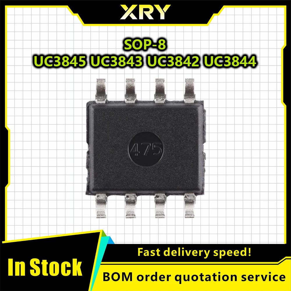 UC3845 SOP8 UC3845B SOP-8 UC3845A 3845B 3845A ST3845B UC3842 UC3843 UC3844 UC3842A UC3843A UC3844A UC3842B UC3843B