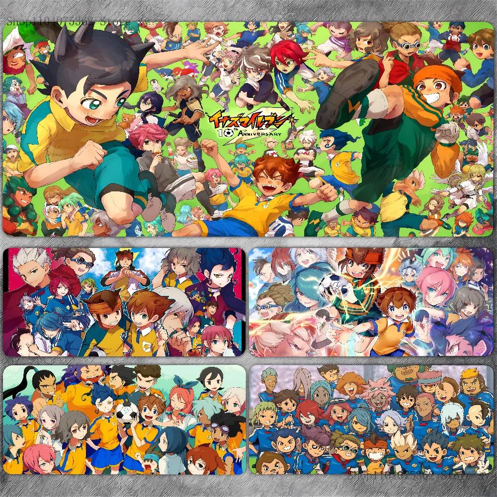 

Коврик для мыши с аниме Inazuma Eleven, Настольный коврик, игровые аксессуары, Prime Gaming XXL, Прошитый коврик для клавиатуры