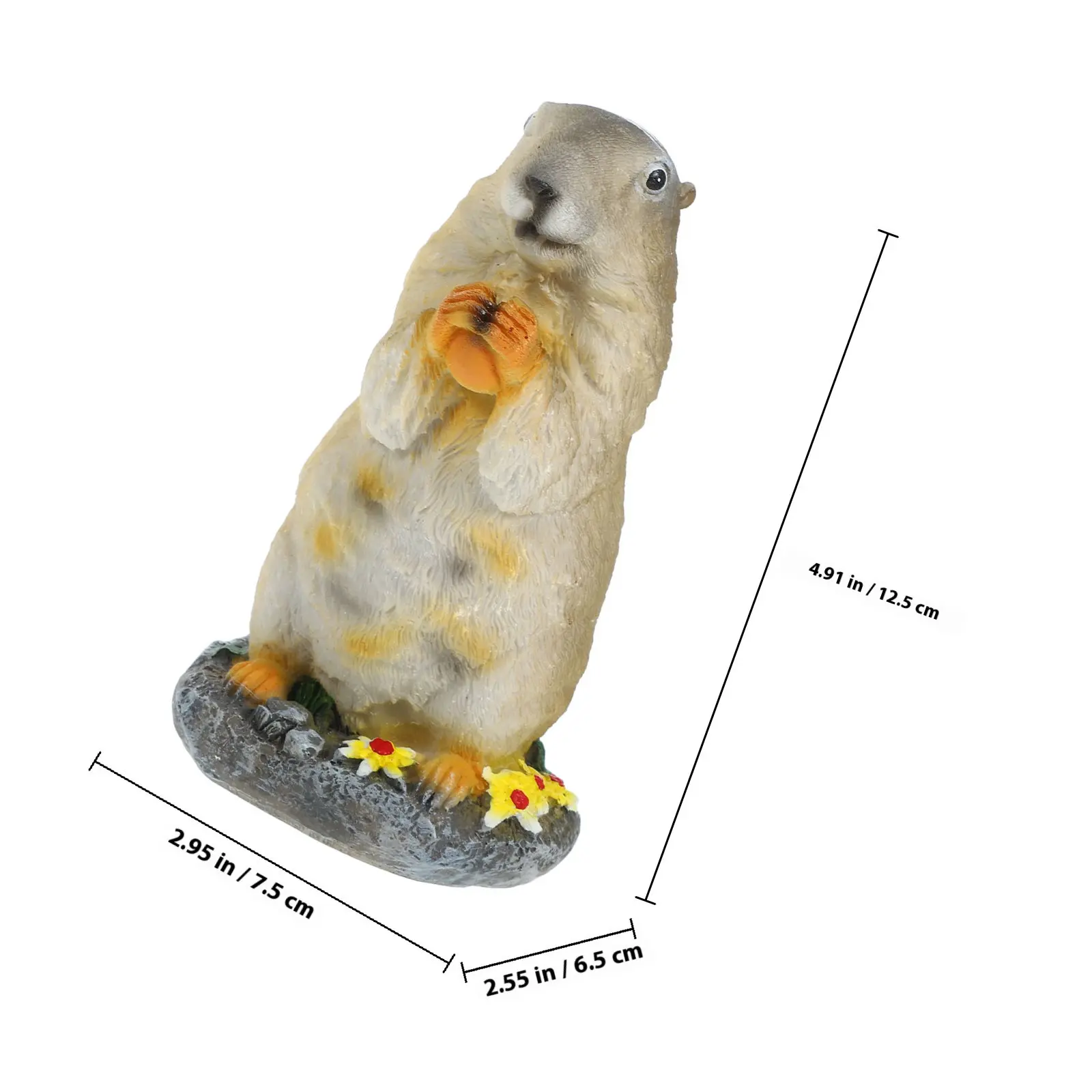 Premium Resin Ornament Cute Animal Craft for Landscape Bonsai Decor Keychain Accessory Home Party Decoration Gift