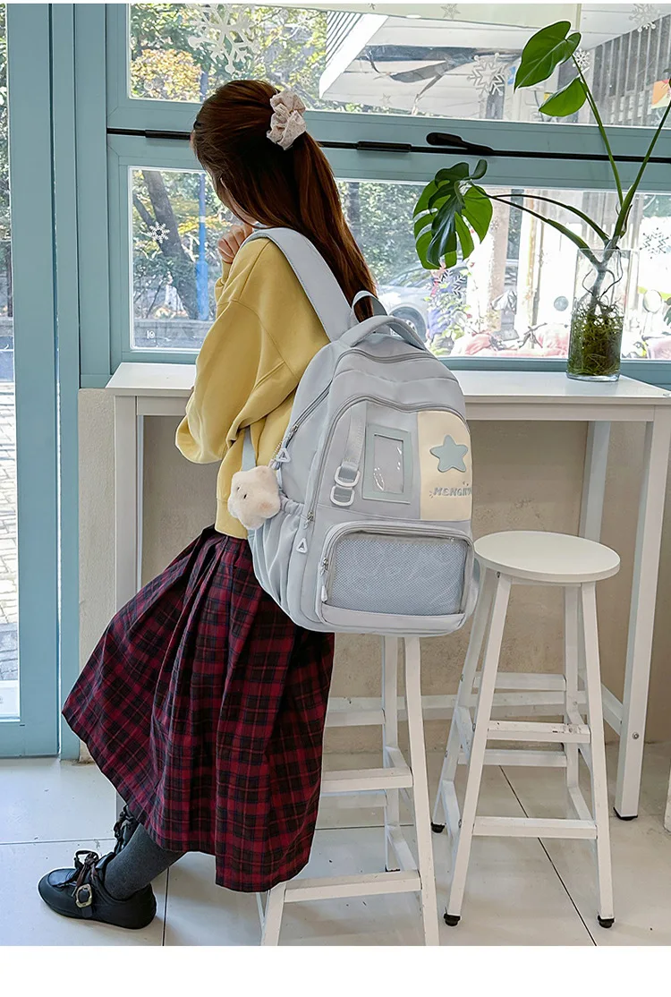Kawaii Starry Preppy Harajuku Ita Backpack