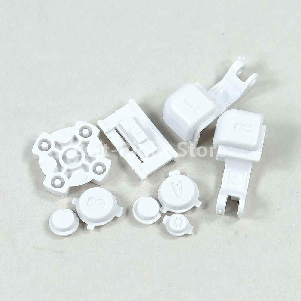 1 مجموعة استبدال لأزرار GBA SP A B L R D-pad مفتاح الاتجاه ل Gameboy Advance SP الإسكان شل